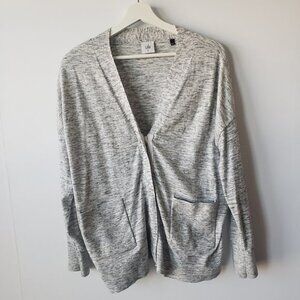 Cabi Womens Marble Snap Buttons Cardigan Sweater size M